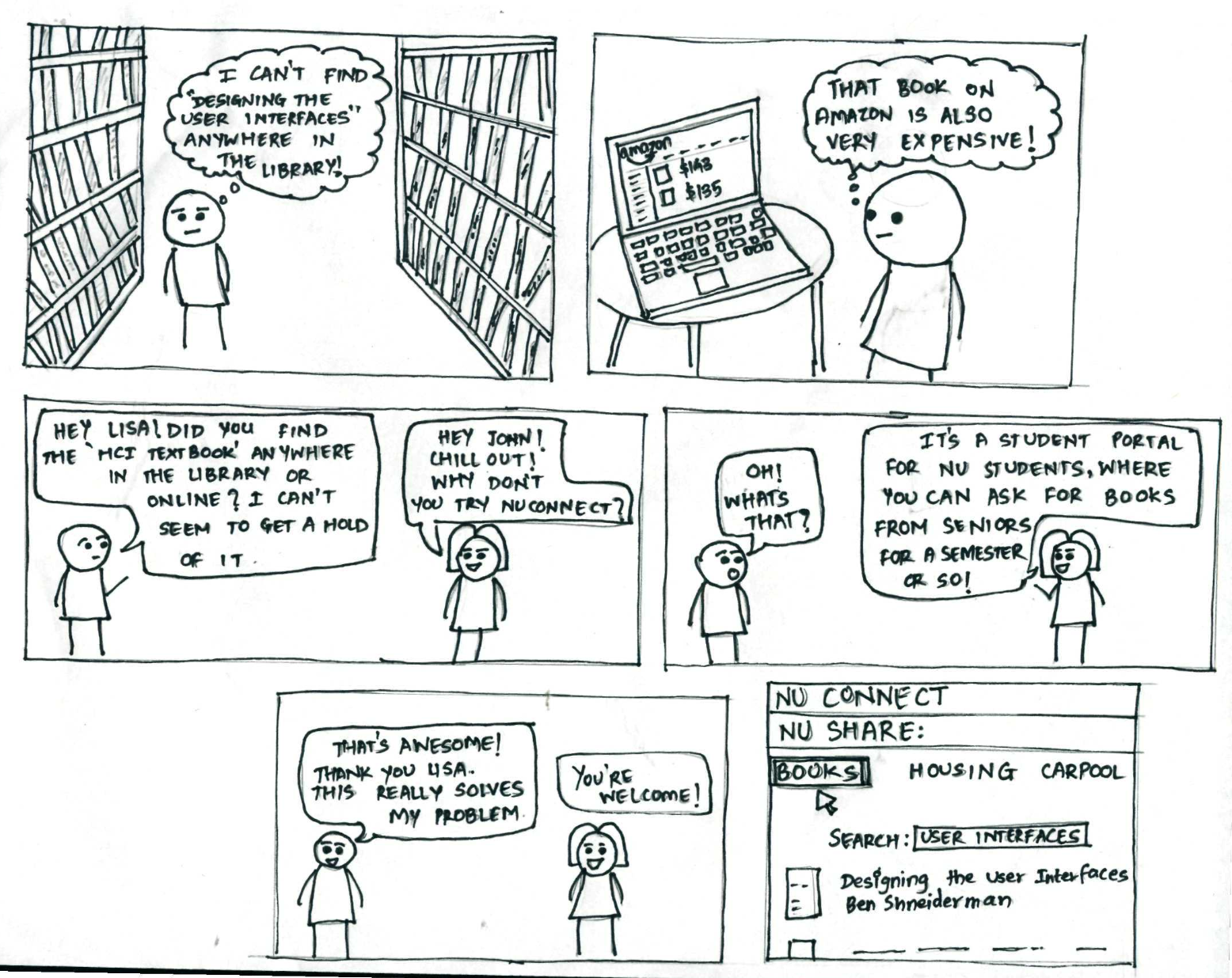 Storyboard for book share